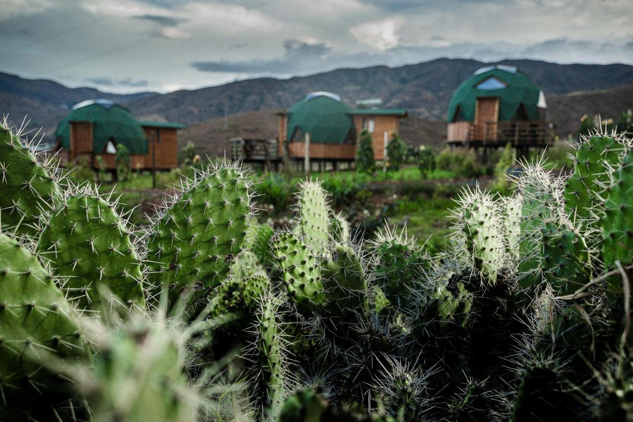 Sáchica Los Nopales Glamping מראה חיצוני תמונה